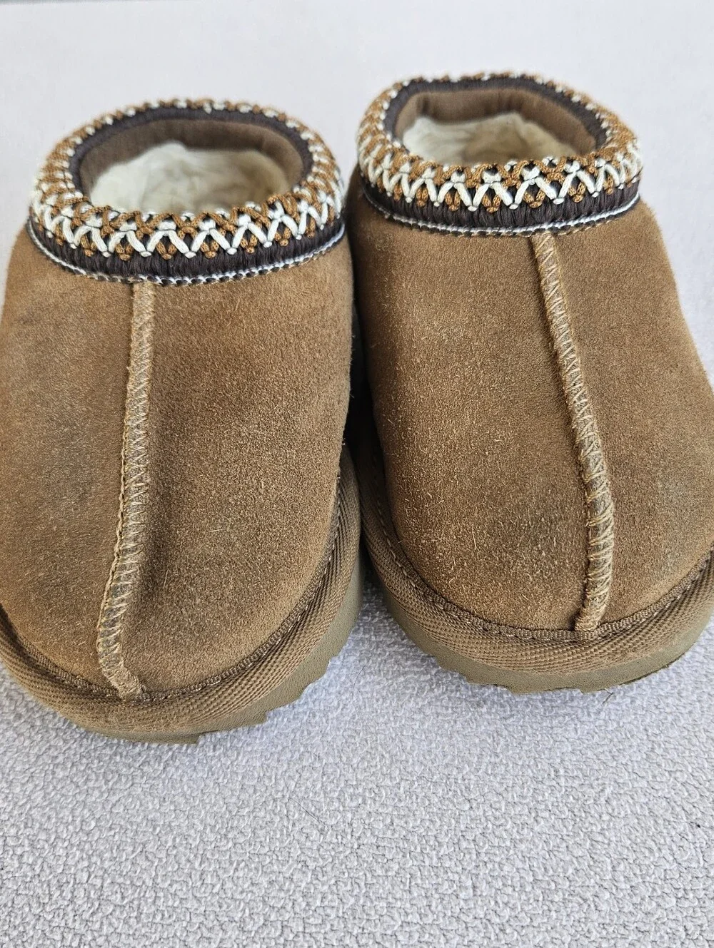 UGG Tasman II Clog House Slippers Toddler SZ 6 Chestnut Brown Slip-On
